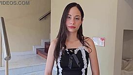 The Girl Who Cleans My House Agrees To Use Lubricant With Me