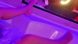 latina brunette gets doggystyle fuck in hotel with wet hairy pussy