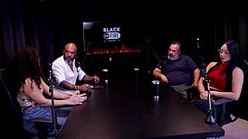 she puts it all in mouth during lesbian casting