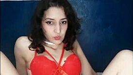 Teen Angel masturbates hidden until creampie in her big ass