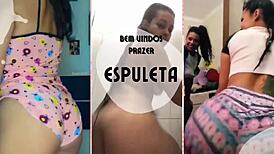 brasileira gostosa bricando e se excitando pela manha