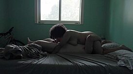 milf cums hard from finger in her ass!