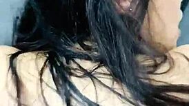 horny husband fucks sexy latina wife's ass doggystyle