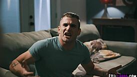 sexy best friends jane wilde and natalie knight sharing nathan bronson's huge cock in a threesome