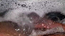 Teasing Feet Flashing in Homemade Hot Tub Spanking Video