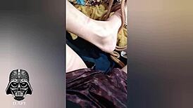 Feeling The Intense Pleasure Of Caressing His Big Cock Bareback