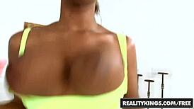 Eva Quinn and Tyler Steel in Lesbian Strapon Action