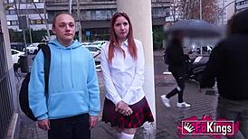 Yo, astrid ortiz bangs her classmate in quick teen 18+ action! 😜