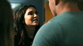 sexy best friends jane wilde and natalie knight sharing nathan bronson's huge cock in a threesome