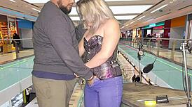 Fucking In Public Mall Where Everyone Can See Us