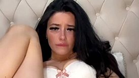 horny british slut enjoys solo masturbation pov