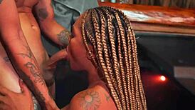 Ebony milf stepmom has sex with sons best friend