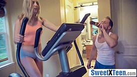 this hot 18 year old teen 18+ babe submits to monster cocks from bad boys