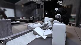 Quietly Fucking A Fan On The Bed. What Do You Think?