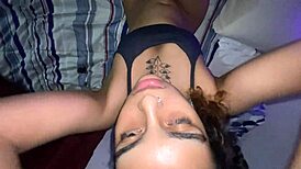 i took this ebony teen to the creators' party for a sports massage training