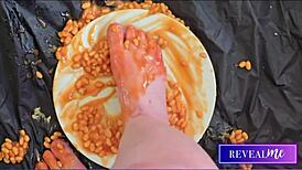 Revealing foot fetish fantasy with sexy soles and toe sucking