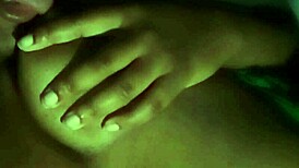 Licking my nipples feels so good at night, you know? 😘