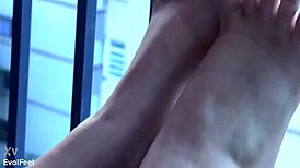 She Asks If Her Pleaser Shoes Are Suitable For Jerking Off While Sucking And Gagging In POV.