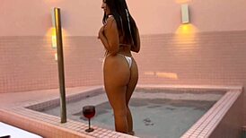 teen gets creampie and assfucking in motel with humiliation