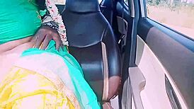 Desi housewife tries car sex with unknown guy, dirty talks