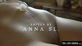 This sweaty Latino girl masturbates with ice cubes, so erotic