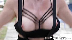 MILF Gets Fucked After Exercising Outdoors, With Big Tits And Blowjob 😏