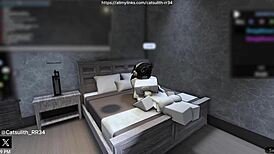 Quietly Fucking A Fan On The Bed. What Do You Think?