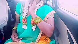 Desi housewife tries car sex with unknown guy, dirty talks