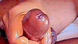 Apmgang receiving a hand job from skilled hands