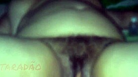 Ebony beauty gives oral massage leading to anal sex with big tits