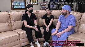 bratty orphans cheerleading physical - mya getting her ass fingered and fucked