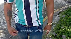 Young woman caught performing oral on bus