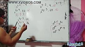 25 Sexual Erotic Math X Y In Bedroom With Asian Nerd