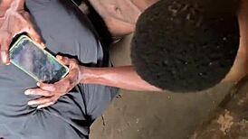 Did you see how much pleasure I got in this live outdoor sex?