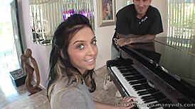 stephanie cain, 18, ready for stiff cock in hardcore