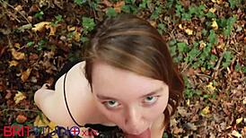 Real 18 Year Old Sloppy BJ & Swallow!