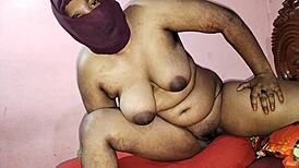 the deshi bhabhi and uncle engage in hardcore indian style sex focusing on her hot pussy and tits