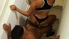 hey, watch me pound your wife on the stairs?