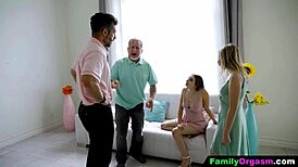 Familyorgasm - Sharing Stepdaughters In Missionary Cheating Cowgirl Orgy Blowjob Deepthroat Fucking