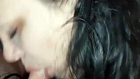 Feeling the intense pleasure of getting head