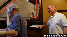 Experienced Blonde Teen 18+ Relishes Two Hard Dicks in Wild Threesome. Her Heart Races with Every Deep Thrust.