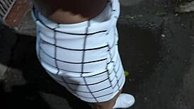 Teen 18+ Couple Fisting and Gagging in Uber Ride