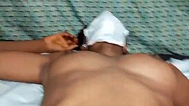 Sex in the mood on my bed!