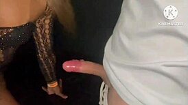 wife rubs bare on young guy and bangs hot in hotel cabin