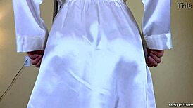 Arielle Lane Teases In Black Lingerie With Close-Up Pussy And Ass Worshiping