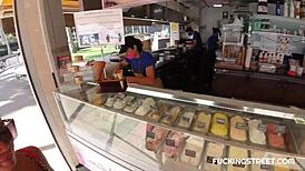 he invited her for cream and something more