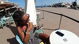 he invited her for cream and something more