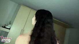 brunette lydia black teases seth brogan before cum on wet cunt