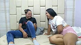 Intriguing bottle game with pussy licking part 1