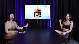 Debora Andrade's Intense Bisexual Threesome With Vibrators And BDSM In See-Through Outfit.